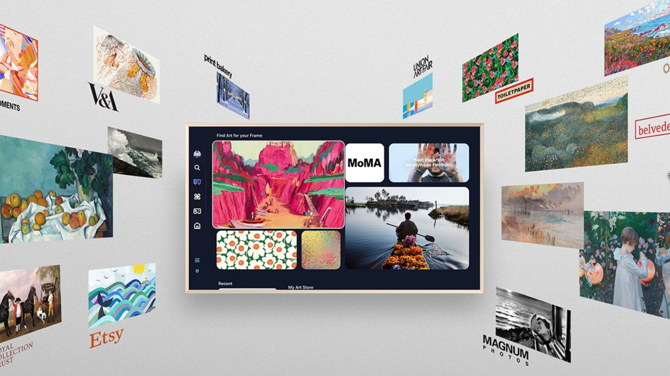 2 por 1 em Combo TVs Samsung! 2 Smart TVs The Frame saem no precinho na loja oficial da Samsung na Amazon